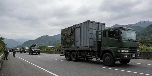 Taiwan’s HF-2E Cruise Missile Launcher Seen Publicly After Long Gap