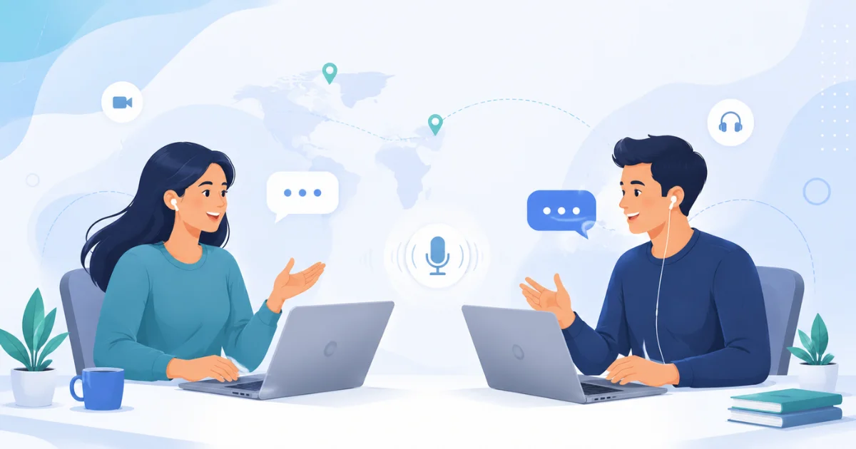 Improve Your English Fluency with Video Conversations